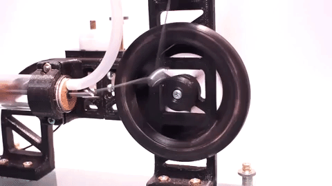 3D printed Stirling Engine Gas Upgrade – Do It Yourself Gadgets